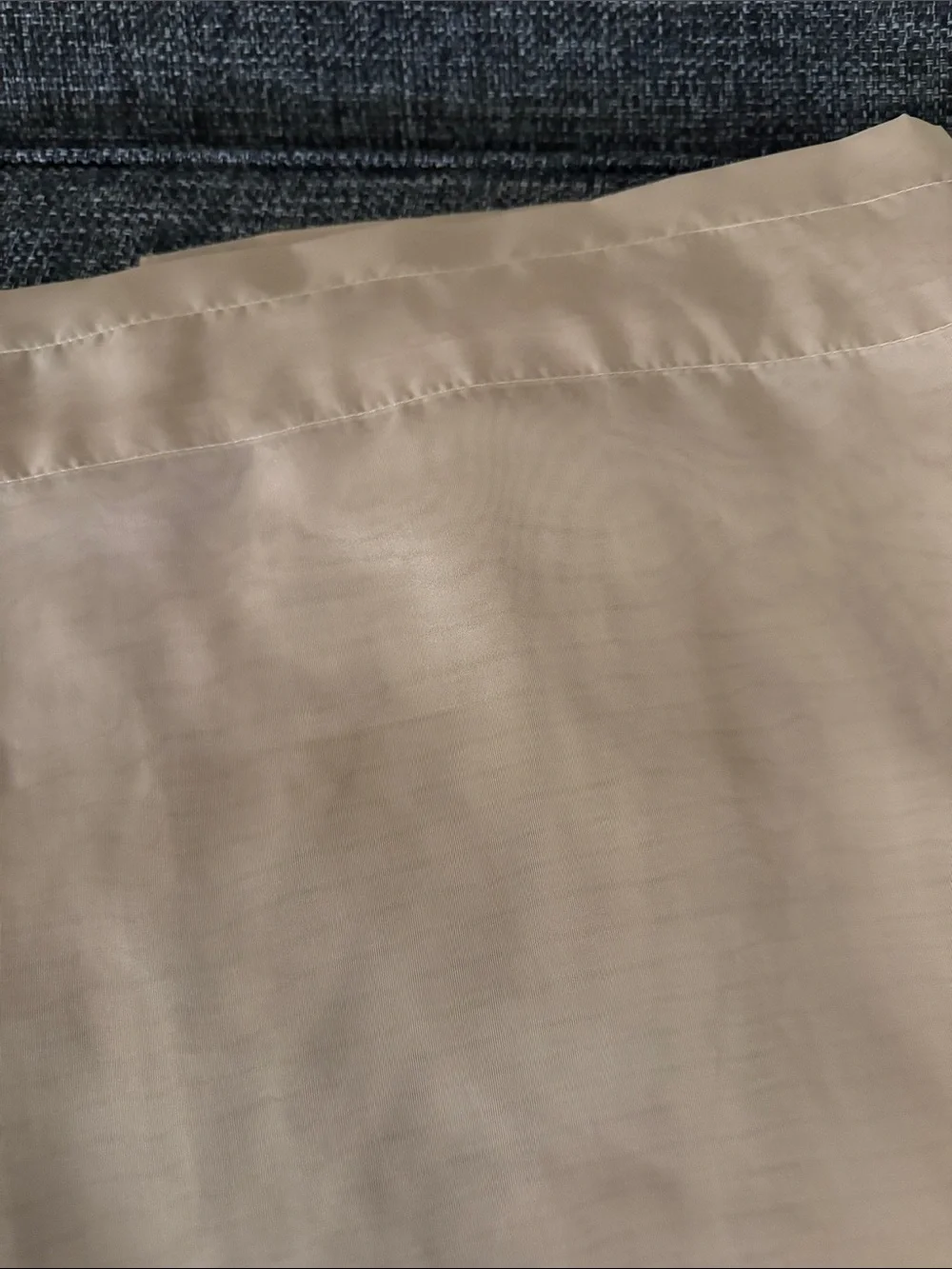 Pair of Rod Pocket Taupe Sheers